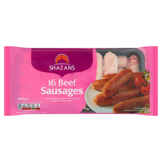 Shazans Beef Sausages